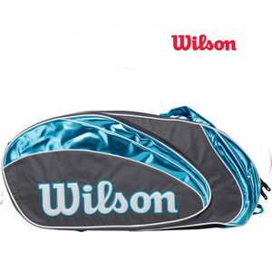 윌슨 2단 투어 배드민턴 테니스 가방 라켓 9개 수납 가방 신발 스포츠 짐백 백팩
